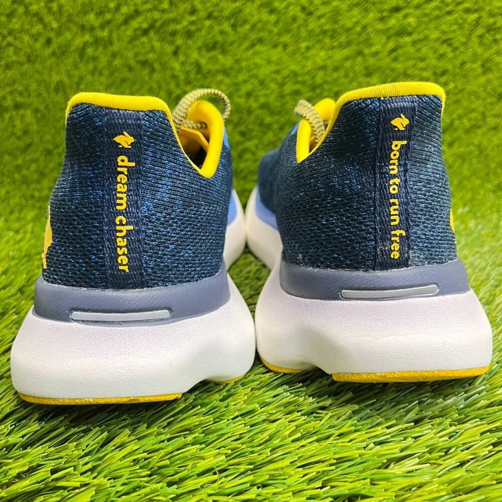 Rabbit Dream Chaser Womens Size 7.5 Blue Yellow Athletic Running Shoes Sneakers - Picture 6 of 10